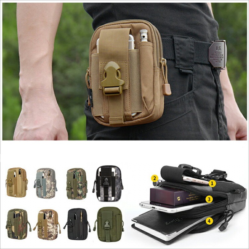 Edc Carry Kit - Küçük Molle Kılıfı Bel Paketi Çantası